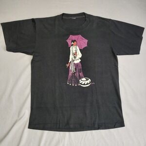 VINTAGE 1988 Lida Southwestern Studded Graphic T-Shirt Medium Single Stitch